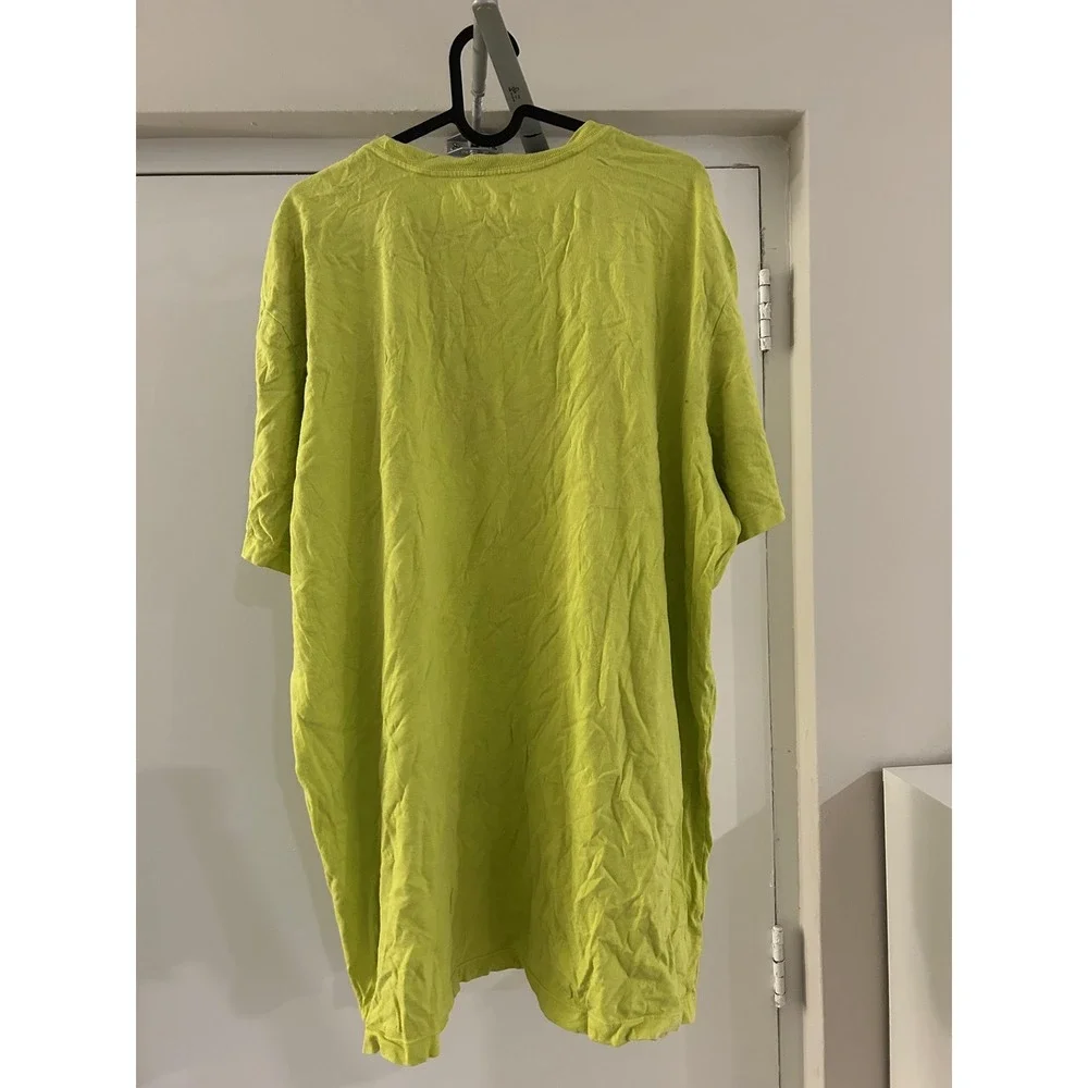 The North Face Mens XL Lime Green Never‎ Stop Exploring Mountain Graphic T-Shirt